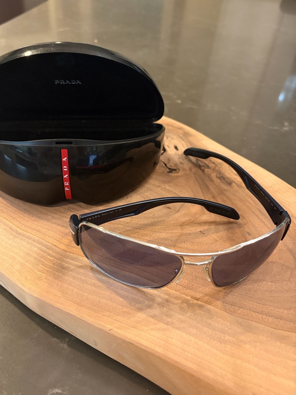 Authentic Prada Linea Rossa Men's Sunglasses - No Scratches MINT CONDITION ✨